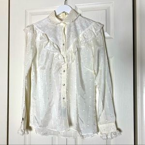 Vintage Rockmount Ranch Wear Victorian Button Up